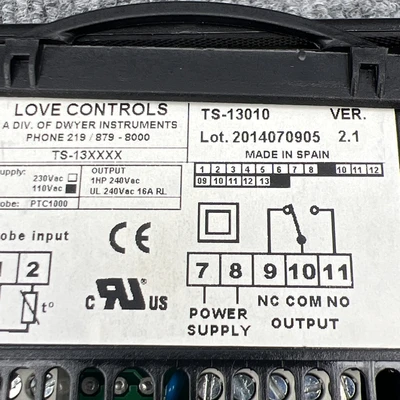 Used Dwyer Instruments TS-13010 Temperature Controls California US | Davliegogo LLC #1705719