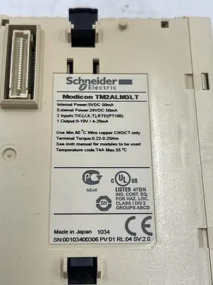 Used SCHNEIDER ELECTRIC SCHNEIDER ELECTRIC TM2ALM3LT Misc Electrical & Power Parts | ND Industrial Surplus #1214546