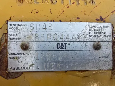 Caterpillar SR4B 320 KW PRIME Rated Generator End 12Lead 480V 481Amps 1800RPM