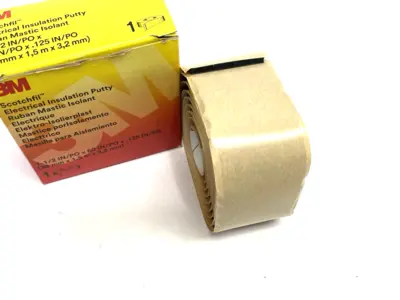 New | in-Stock 3M Electrical Insulation Putty, 1-1/2 in x 60 in, Black Electrical Fittings Michigan US | Maverick Industrial Sales #1502520
