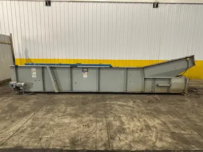 36" WIDE X 240" LONG NEXGEN INCLINED RUBBER BELT CONVEYOR:  STOCK #24239