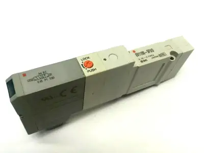 USED SMC SINGLE SOLENOID VALVE, 2 POSITION