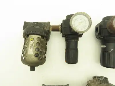 Master Pneumatic Norgren R74G-4AK-RMN FD100-4 Regulator Filter Assembly Lot of 3