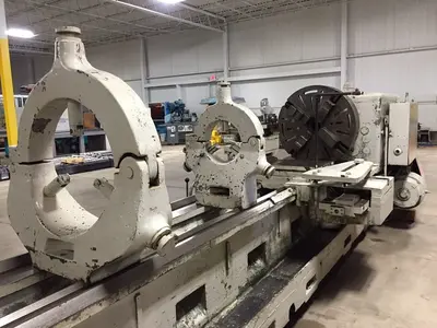 37"/50" X 210" MEUSER GEARED HEAD ENGINE LATHE