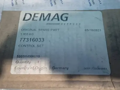 New | in-Stock 2021 DEMAG DC115 460V 77316033 Industrial Controls Ohio US | HGR 24 #1006972