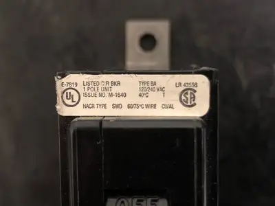 USED CUTLER-HAMMER BA120