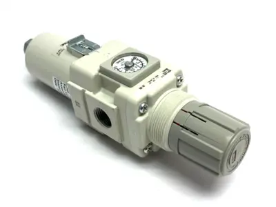 AW30K-N03E-12Z-B | SMC  Modular Filter Regulator Embedded Gauge 7~125psi 3/8" NPT - New Other