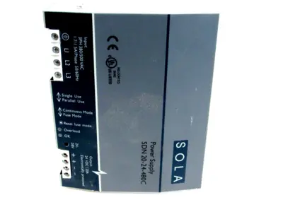 USED SOLA SDN20-24-480C POWER SUPPLY SDN2024480C