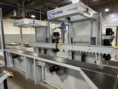 Homag CNC Angular Saw System w/ Automatic Loading & Unloading