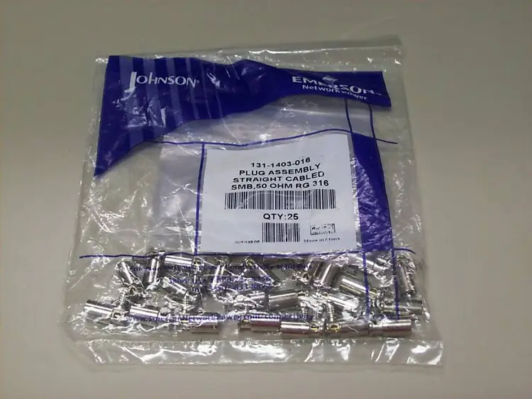 New | in-Stock Johnson SMB FEMALE CONNECTOR PLUG Cable & Wire Arizona US | ASSET CONVERSION SPECIALISTS, INC. #307661