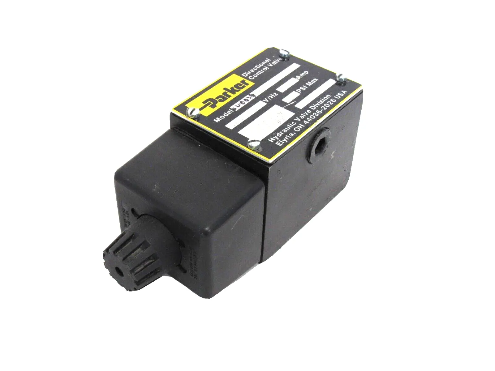 USED PARKER D3W2BVY DIRECTIONAL CONTROL VALVE