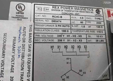 NEW REX POWER MAGNETICS RC4C-B
