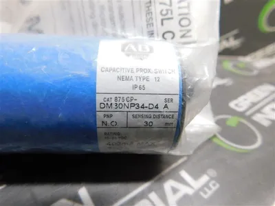 Allen Bradley 875CP-DM30NP34-D4 Capacitive Proximity Switch Series A New
