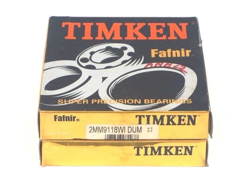 NEW TIMKEN 2MM9118WIDUM SUPER PRECISION BEARING PAIR