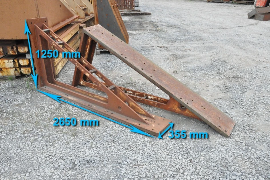 Clamping bracket 2650 x 1250 x 355 mm