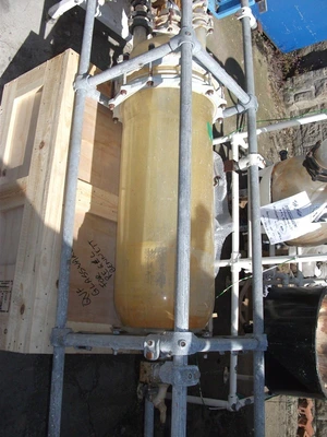 50L QVF Glass Calibrated Cylindrical Flask Type VZG50/12