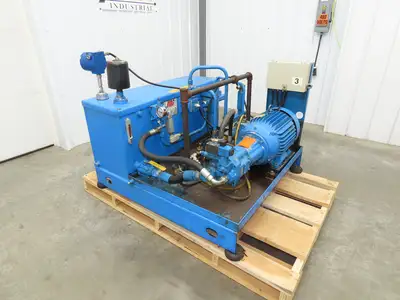Eaton Vickers Hydraulic Power Unit 45 Gallon 19 GPM 3000PSI 20Hp 230/460V 3Ph