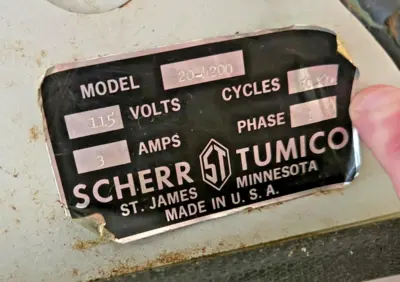Scherr Tumico 20-4200 Optical Comparator Measuring Machine
