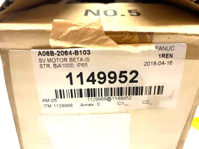 USED FANUC BIS AC SERVO MOTOR 4/4000HV-B 3-PHASE