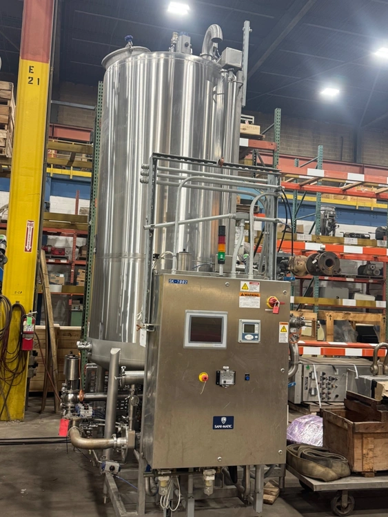 Used SANI-MATIC CIP SYSTEM Stainless Steel Tanks New Jersey US | Perry Equipment #204999