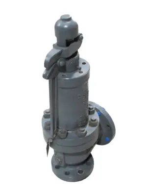 REFURBISHED DRESSER 1912-00JJ-2-CC SAFETY VALVE 2.5" 600PSI TD-34-RF-SS-HP