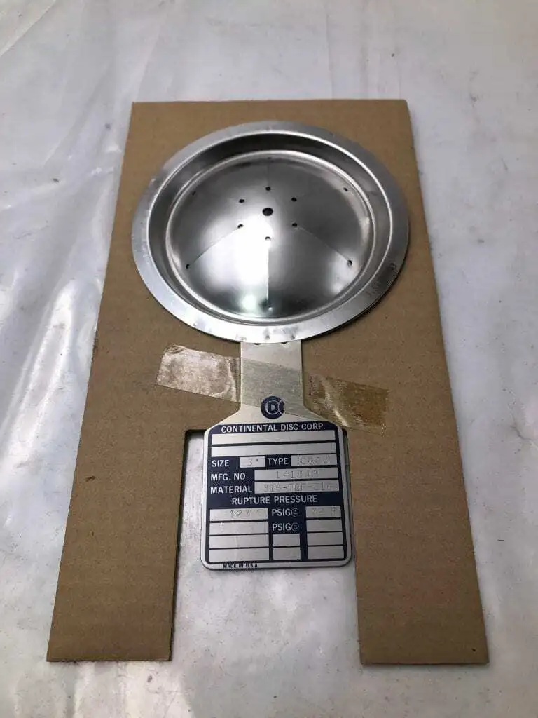 USED CONTINENTAL DISC CORP. 141342