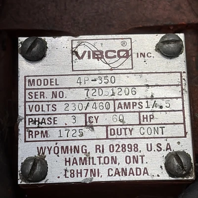 USED Vibco 4P-350