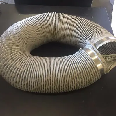3'' HEAVY DUTY WITH STAINLESS CLAMPS 20''  6 FT LONG