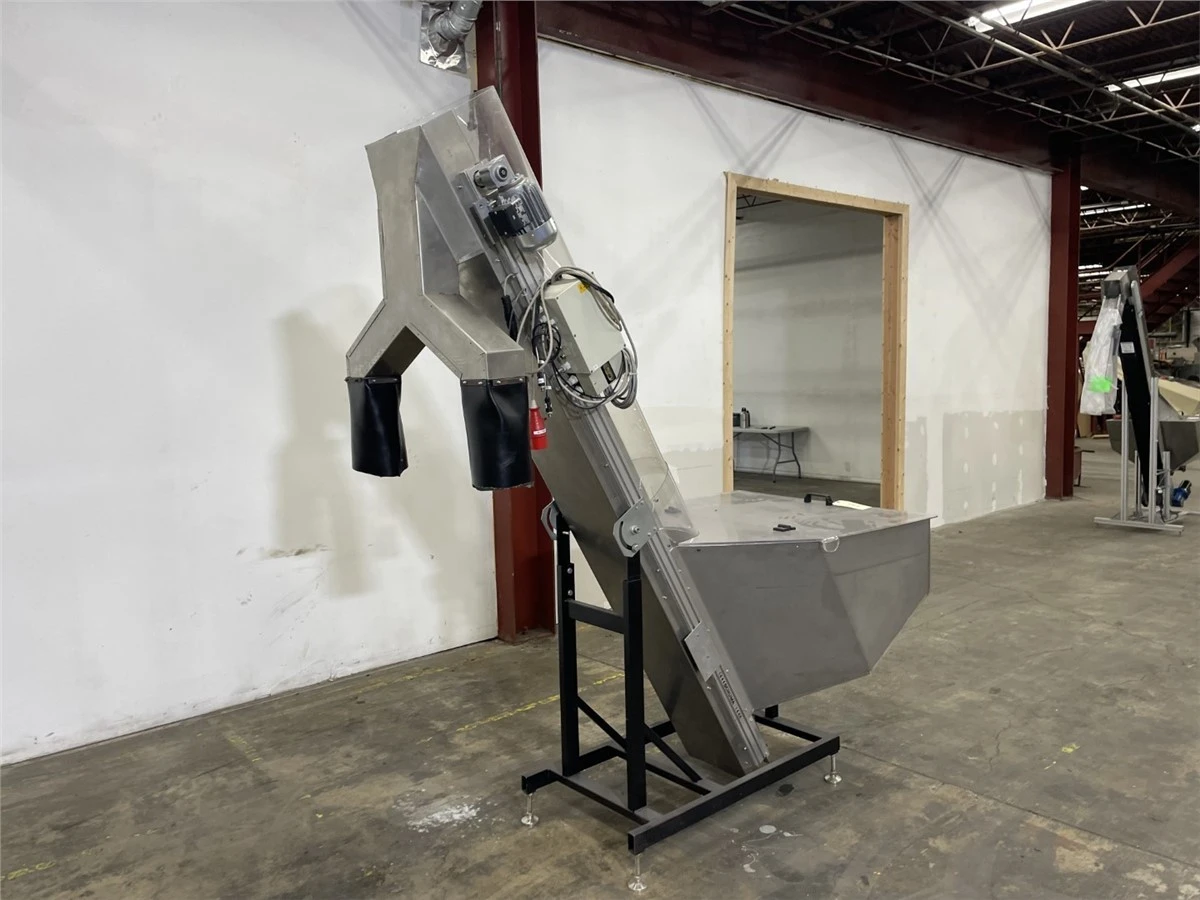 Schuma Elevator Hopper Conveyor, w/ Diverter