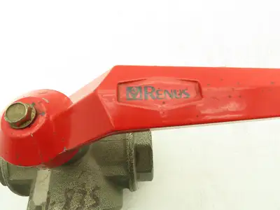 Renus 2" NPT Aluminum 3-Way Ball Valve Full Port
