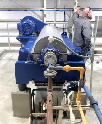 (2) US Filter/Hiller JS-1500ED decanter centrifuges, 316SS.