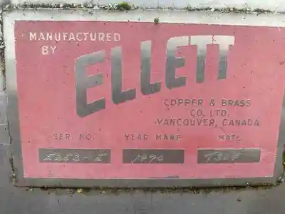USED ELLET COPPER & BRASS CO 1307