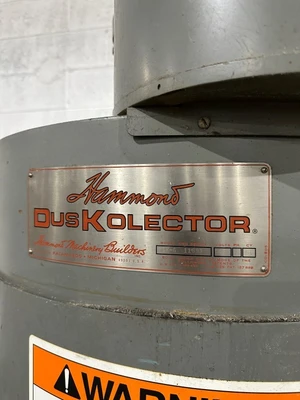 HAMMOND FDK-6 3HP DUST COLLECTOR