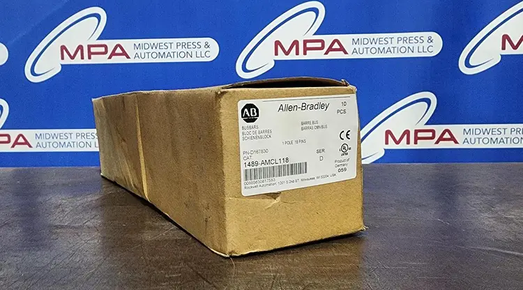 New | in-Stock ALLEN-BRADLEY 1489-AMCL118 Bus Bars & Plugs Michigan US | Midwest Press and Automation #914293