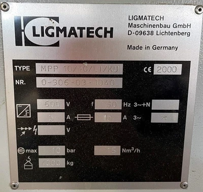 Used 2000 LIGMATECH MPP 10/10/LI/KU Case Clamps Ontario CA | MachineryMax #1545278