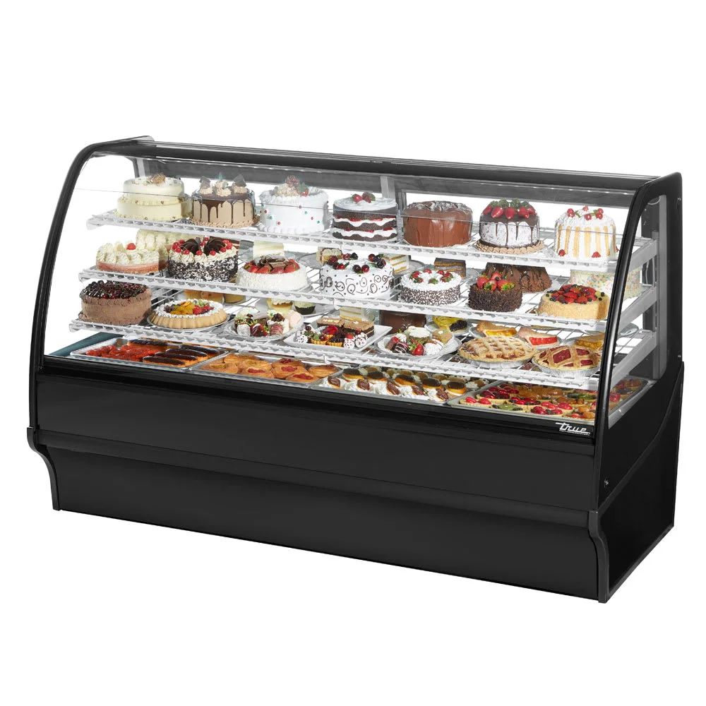 Used True TDM-R-77-GE/GE-B-W Display Refrigerators Illinois US | Falcon Restaurant Supply #1373867