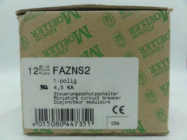 Used KLOCKNER MOELLER FAZN S2 Circuit Breakers Connecticut US | BG Industrial Surplus #471161