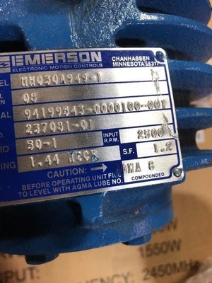 New | in-Stock EMERSON 237081-01 Gearboxes | J&J Industrial Supply #500264