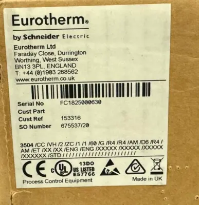 NEW EUROTHERM 3504