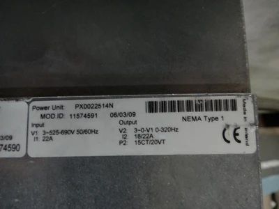 Eaton Cutler Hammer 15-20 hp VFD, SVX015A1-5A4N1