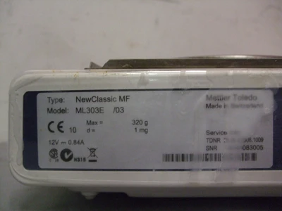 USED METTLER TOLEDO ML303E