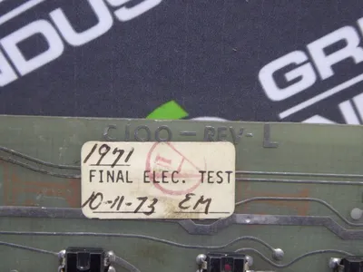 Gould Modicon C100 Control Board Rev. L Used