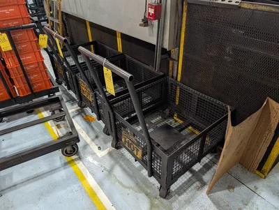 (8) Rolling Material Carts (Contents Excluded)