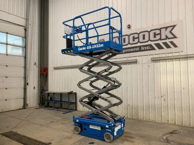 New | in-Stock 2026 GENIE GS-1932M E-DRIVE ELECTRIC SCISSOR LIFT Scissor Lifters Alberta CA | Adcock Equipment #1417624