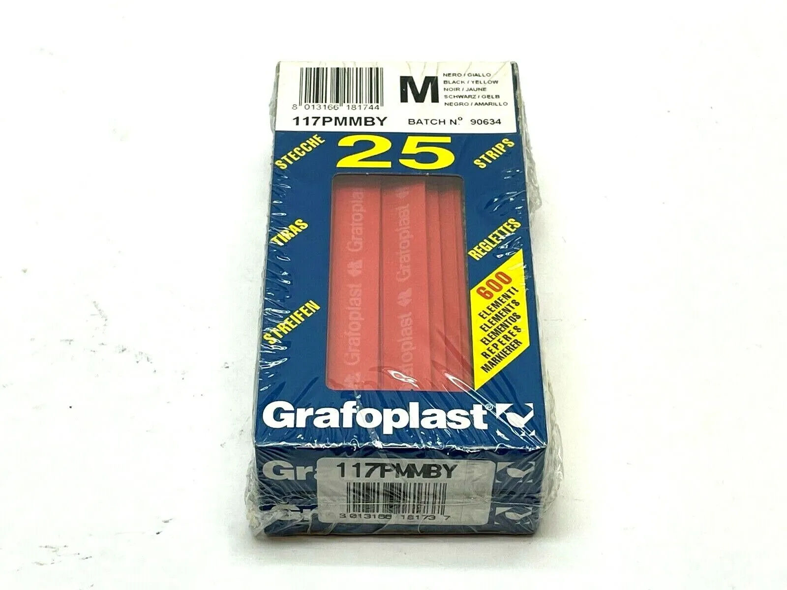 117PMMBY | Grafoplast  Wiremarker Strips LOT OF 50 - New
