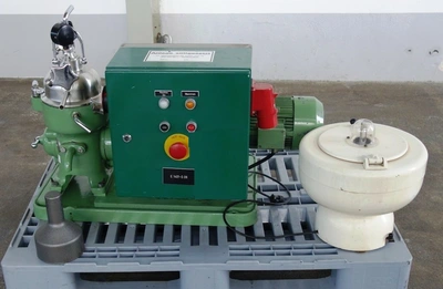 Westfalia KA 1-47-525 hermetic chamber bowl centrifuge, SS.