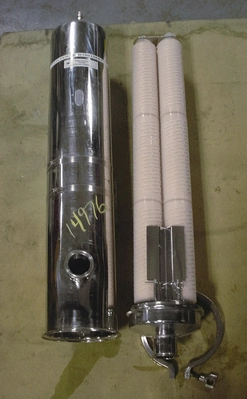 USED CARTRIDGE FILTER BY PALL TRINITY PART# SANW1L09G31H