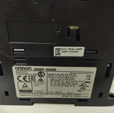USED Omron G9SP-N20S