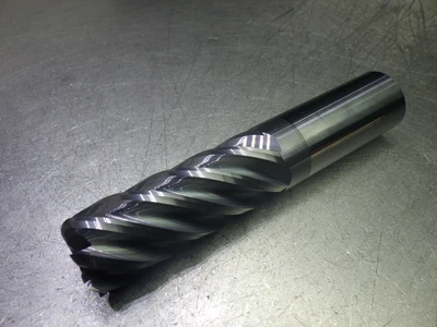 Monster 1" 6 Flute Carbide CR LG Endmill 1" Shank .19 R 292-401269 (LOC374)