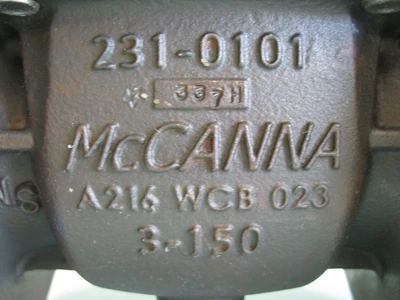 NEW 3" 150# McCanna Flowserve WCB 3.00 Z151 CS-U-M0/8DS-CM10143 Ball Valve H5